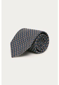 Polo Ralph Lauren - Krawat. Kolor: niebieski. Materiał: tkanina, len, materiał #1