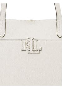 Lauren Ralph Lauren - LAUREN RALPH LAUREN Torebka 431960183003 Biały. Kolor: biały. Materiał: skórzane #5