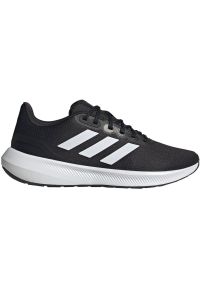Adidas - Buty adidas Runfalcon 3 M HQ3790 czarne. Zapięcie: sznurówki. Kolor: czarny. Szerokość cholewki: normalna. Model: Adidas Cloudfoam. Sport: bieganie