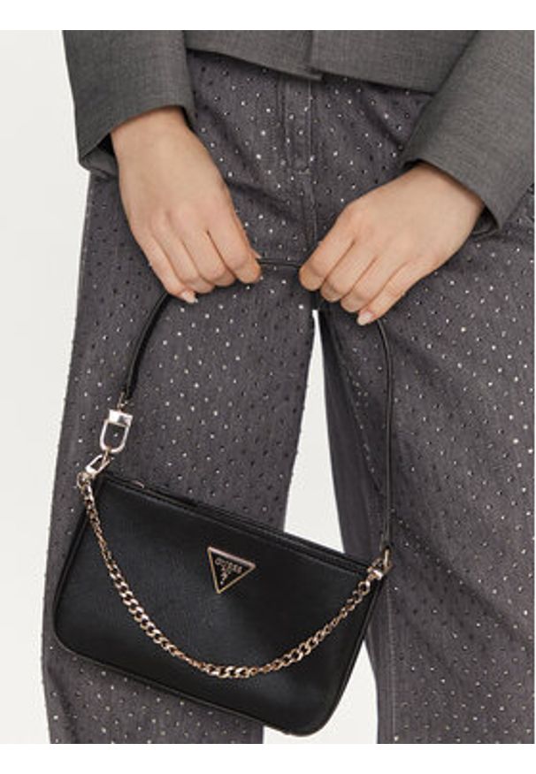 Guess Torebka HWZG78 79720 Czarny. Kolor: czarny. Materiał: skórzane
