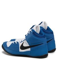 Nike Buty bokserskie Fury A02416 401 Niebieski. Kolor: niebieski. Materiał: materiał