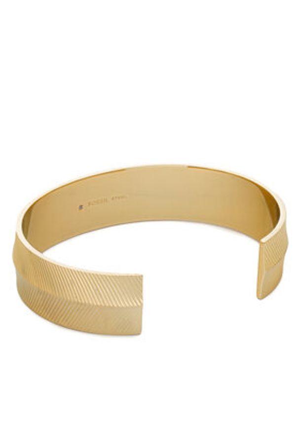 Fossil Bransoletka JF04535710 Złoty. Materiał: metalowe. Kolor: złoty