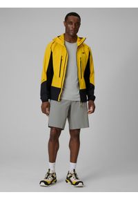 4f - 4F Spodenki trekkingowe szybkoschnące męskie - szare XL. Kolor: szary. Materiał: materiał, włókno, tkanina. Długość: długie. Sport: turystyka piesza #1