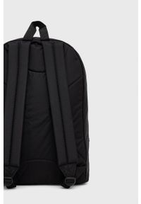 Eastpak plecak kolor czarny duży z aplikacją. Kolor: czarny. Wzór: aplikacja
