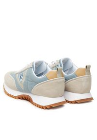 Guess Sneakersy FLTBAI DEN12 Niebieski. Kolor: niebieski. Materiał: zamsz, skóra