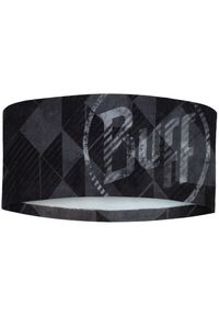 Opaska sportowa na głowę Buff Thermonet Headband - micor graphite. Kolor: szary. Styl: sportowy