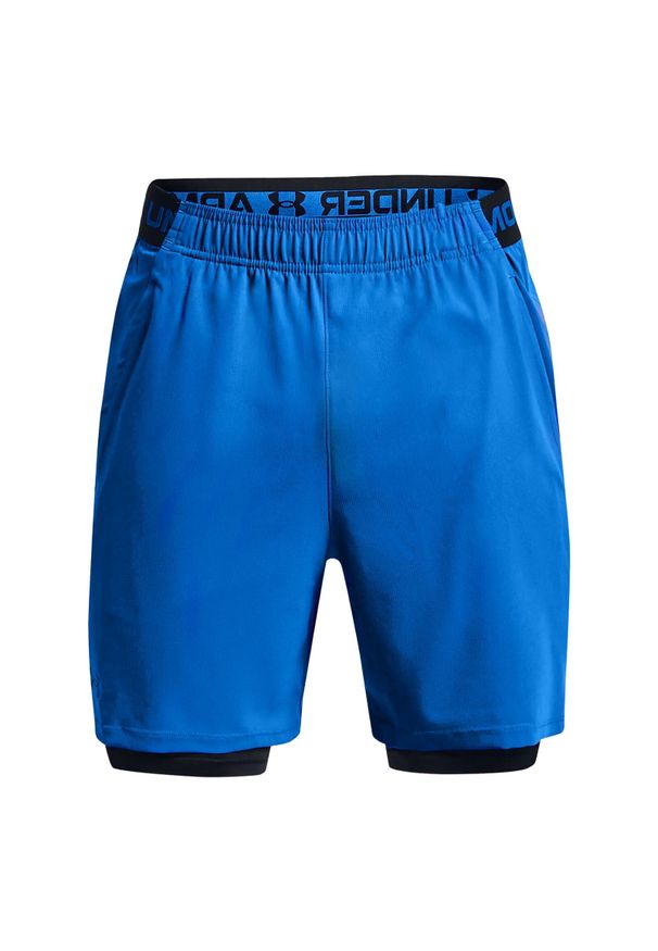 Szorty 2 w 1 Under Armour Vanish Woven. Kolor: niebieski. Sport: bieganie, fitness