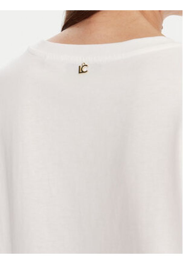 LOLA CASADEMUNT T-Shirt LF2515001 Biały Regular Fit. Kolor: biały. Materiał: bawełna