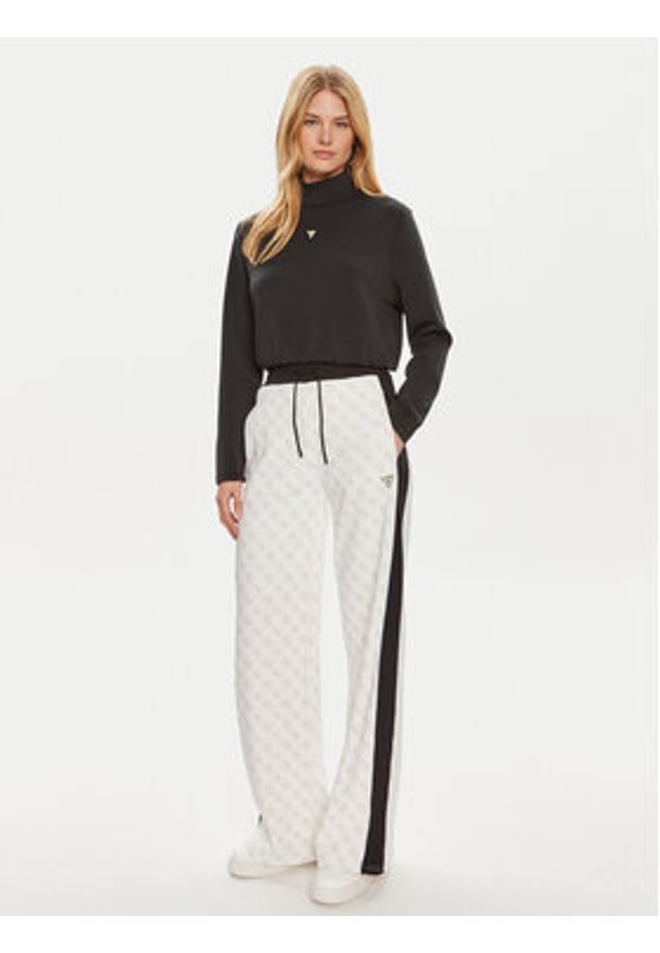 Guess Bluza Olympe V4YQ05 KCAY2 Czarny Regular Fit. Kolor: czarny. Materiał: syntetyk
