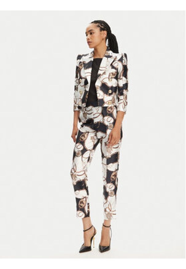 Babylon Chinosy S00566 Biały Regular Fit. Kolor: biały. Materiał: syntetyk