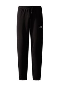 The North Face Spodnie dresowe Essential NF0A7ZJB Czarny Regular Fit. Kolor: czarny. Materiał: bawełna