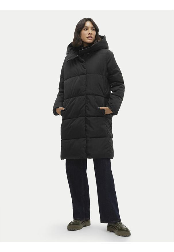 Vero Moda Płaszcz zimowy Stella 10300030 Czarny Loose Fit. Kolor: czarny. Materiał: syntetyk. Sezon: zima