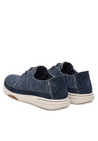 Clarks Półbuty Easeway Lace 26187413 Granatowy. Kolor: niebieski. Materiał: materiał #4