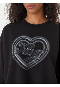 Hugo - HUGO Bluza Classic 50560782 Czarny Relaxed Fit. Kolor: czarny. Materiał: bawełna #3