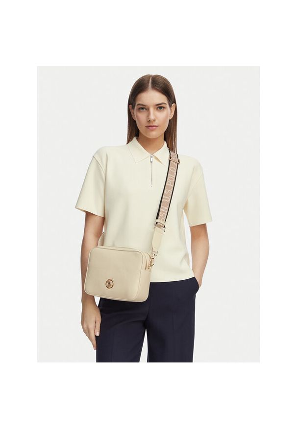 Torebka U.S. Polo Assn.. Kolor: beżowy