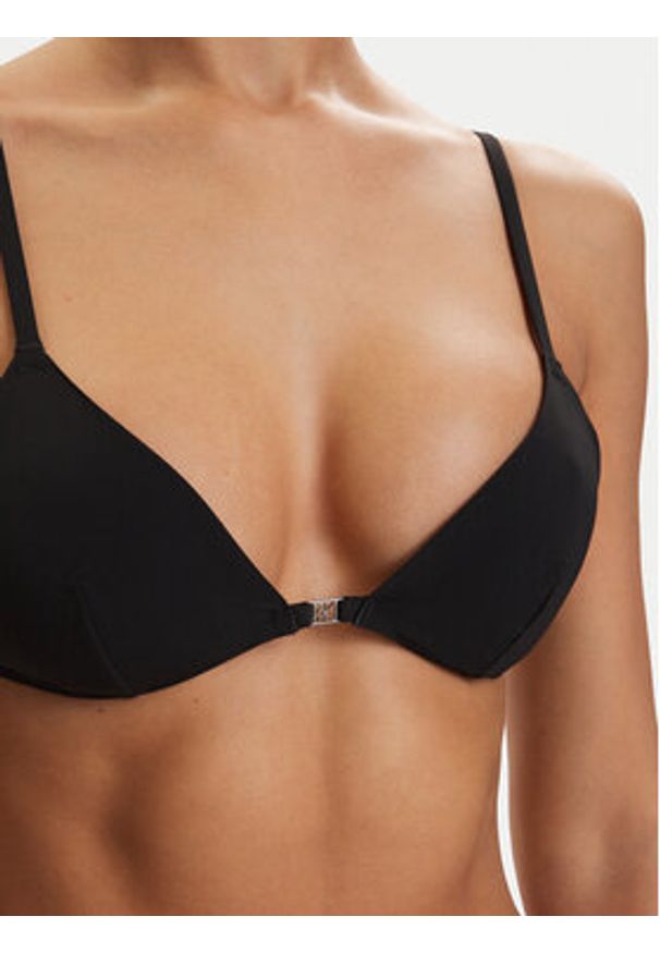 Calvin Klein Swimwear Góra od bikini LV00Q61239 Czarny. Kolor: czarny. Materiał: syntetyk