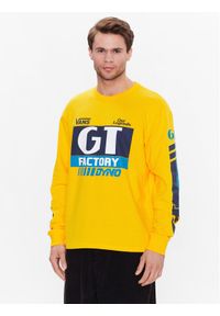 Longsleeve Vans. Kolor: żółty. Długość rękawa: długi rękaw. Styl: vintage #1