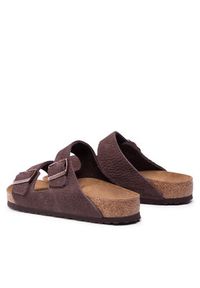 Birkenstock Klapki Arizona Bs 1022457 Brązowy. Kolor: brązowy. Materiał: zamsz, skóra