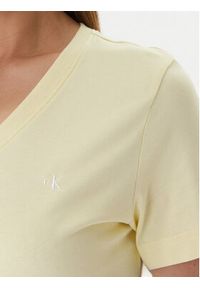 Calvin Klein Jeans T-Shirt Archive LV047B205G Żółty Regular Fit. Kolor: żółty. Materiał: bawełna #4