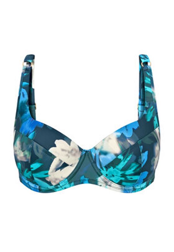 Triumph Góra od bikini Summer Fleur 10222301 Niebieski. Kolor: niebieski. Materiał: syntetyk