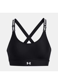 Biustonosz sportowy Under Armour Infinity 2.0 Mid Sports Bra. Kolor: czarny. Sport: fitness