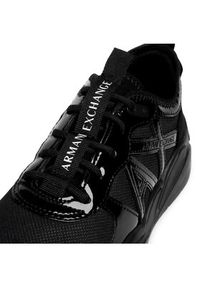 Armani Exchange Sneakersy XDX039 XV311 00002 Czarny. Kolor: czarny. Materiał: materiał #3