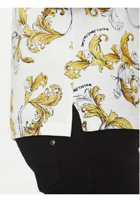 Versace Jeans Couture Polo 78GAG6S0 Biały Regular Fit. Typ kołnierza: polo. Kolor: biały. Materiał: bawełna #5