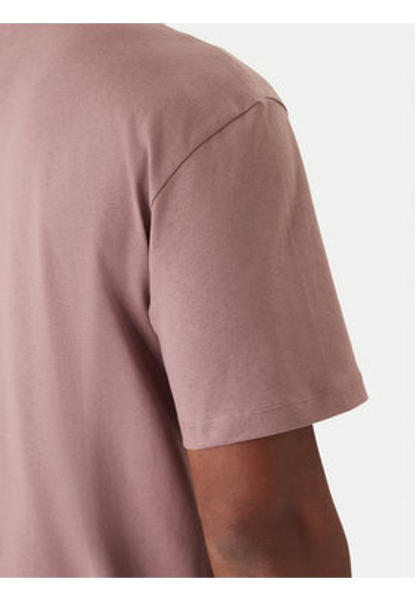 Hugo - HUGO T-Shirt Dapolino 50488330 Beżowy Relaxed Fit. Kolor: beżowy. Materiał: bawełna