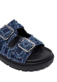 Replay - REPLAY Klapki GWF5E.000.C0015T Niebieski. Kolor: niebieski. Materiał: materiał #6