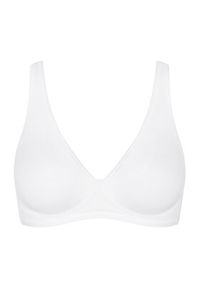 Sloggi Biustonosz bezfiszbinowy Basic 10222327 Biały. Kolor: biały. Materiał: bawełna #4