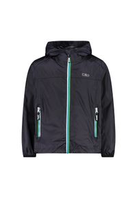 Wodoodporna kurtka z kapturem dla dzieci CMP. Typ kołnierza: kaptur. Kolor: niebieski, szary, wielokolorowy, brązowy. Styl: sportowy. Sport: turystyka piesza #1