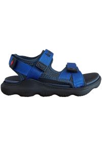 Sandały Lee Cooper LCW-24-34-2602K niebieskie. Zapięcie: rzepy. Kolor: niebieski. Materiał: guma, materiał. Sezon: lato