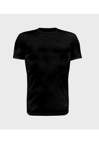 MegaKoszulki - Koszulka męska premium (gładka, bez nadruku) - czarna. Kolor: czarny. Materiał: bawełna. Wzór: gładki