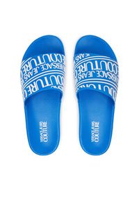 Versace Jeans Couture Klapki 80YA3SQ1 71352 214 Granatowy. Kolor: niebieski. Materiał: syntetyk #4