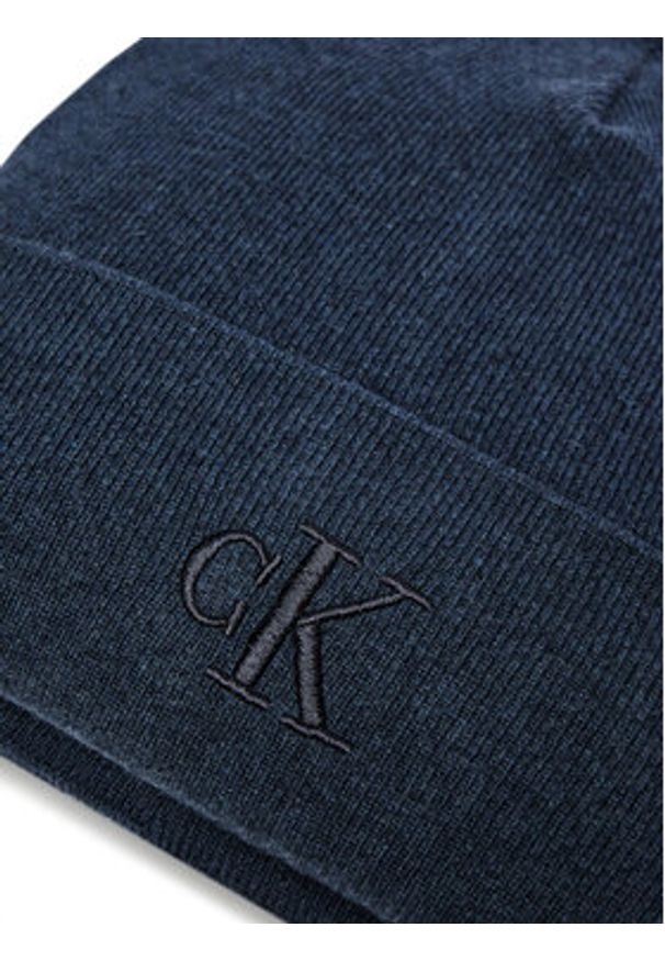 Calvin Klein Zestaw Czapka i Rękawiczki K50K512469 Niebieski. Kolor: niebieski. Materiał: wełna, materiał