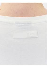 EA7 Emporio Armani T-Shirt 7W000492 AF10373 U0005 Écru Regular Fit. Materiał: bawełna #4