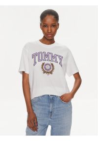 Tommy Jeans T-Shirt Varsity DW0DW17824 Biały Relaxed Fit. Kolor: biały. Materiał: bawełna #1