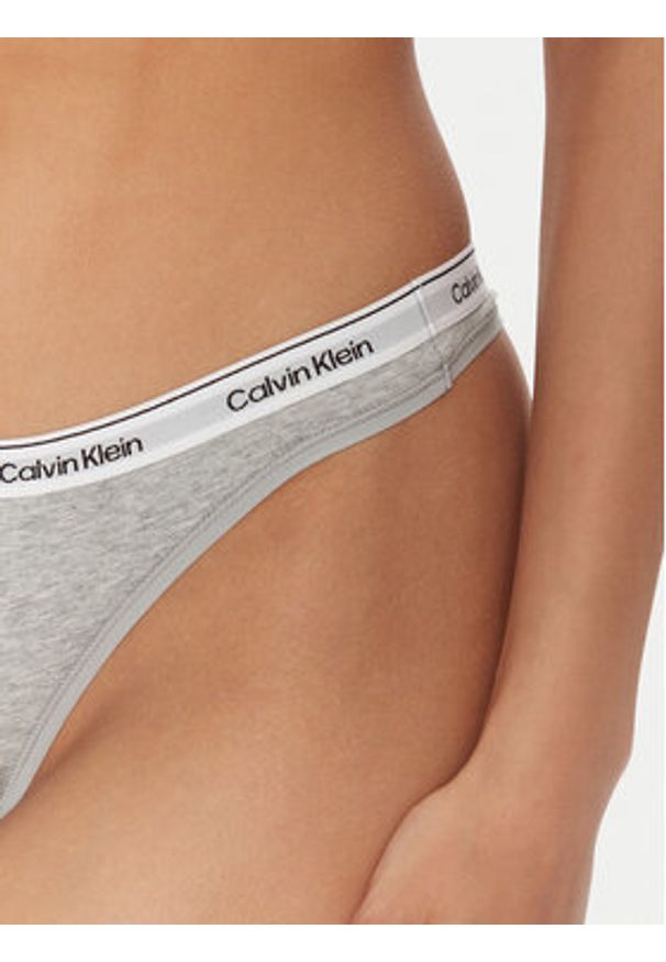 Calvin Klein Underwear Komplet 3 par stringów 000QD5209E Kolorowy. Materiał: bawełna. Wzór: kolorowy