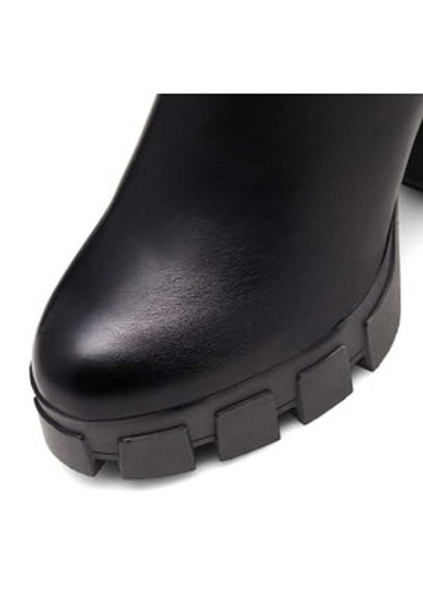 DeeZee Kozaki Odettle H339-1 Czarny. Kolor: czarny. Materiał: skóra