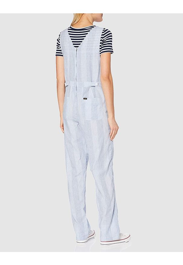 Lee - DAMSKI KOMBINEZON LEE PIPES JUMPSUIT SUMMER BLUE L39OIZNJ 112108429