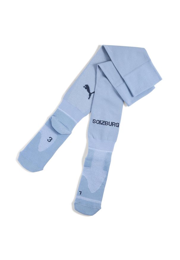 Puma - Męskie gładkie skarpety FC Red Bull Salzburg 24/25 PUMA Zen Blue Club Navy. Kolor: niebieski. Wzór: gładki. Sport: piłka nożna