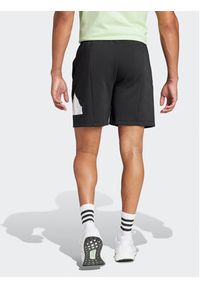 Adidas - adidas Szorty sportowe Future Icons IN3320 Czarny Regular Fit. Kolor: czarny. Materiał: bawełna. Styl: sportowy #4