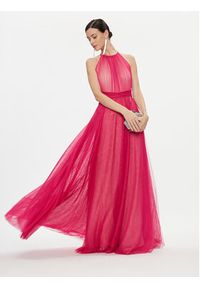 Fracomina Sukienka wieczorowa FQ23WD3003W52901 Różowy Slim Fit. Kolor: różowy. Styl: wizytowy #3
