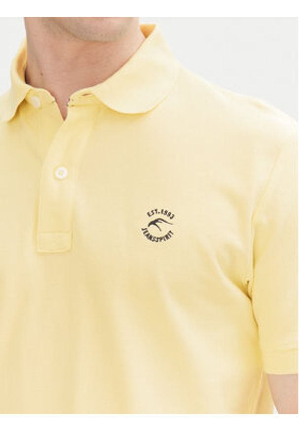 INDICODE Polo Wadim 40-913 Beżowy Regular Fit. Typ kołnierza: polo. Kolor: beżowy. Materiał: bawełna