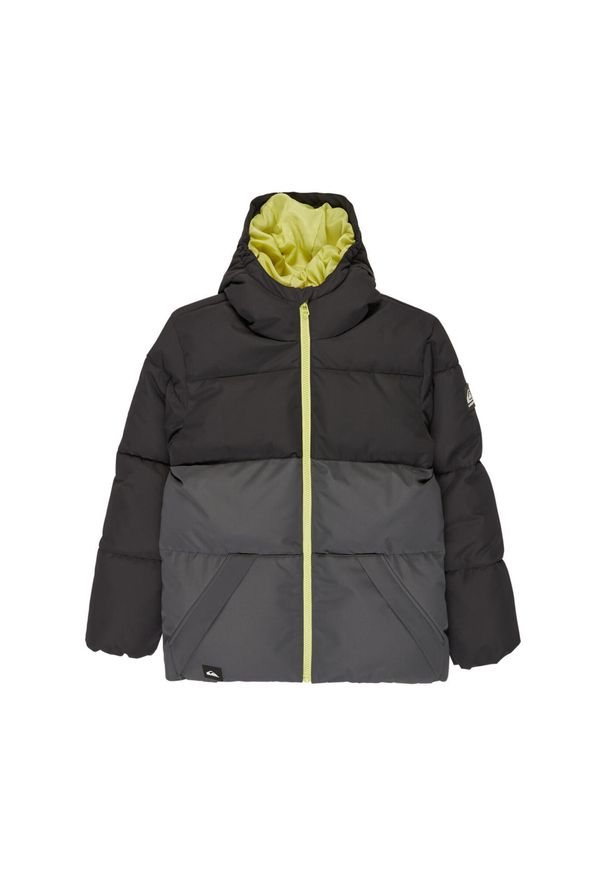 Quiksilver - Kurtka śnieżna dla Młodzież FINAL WORD Czarny. Kolor: czarny. Materiał: poliester, materiał. Wzór: kolorowy. Sezon: zima. Sport: narciarstwo