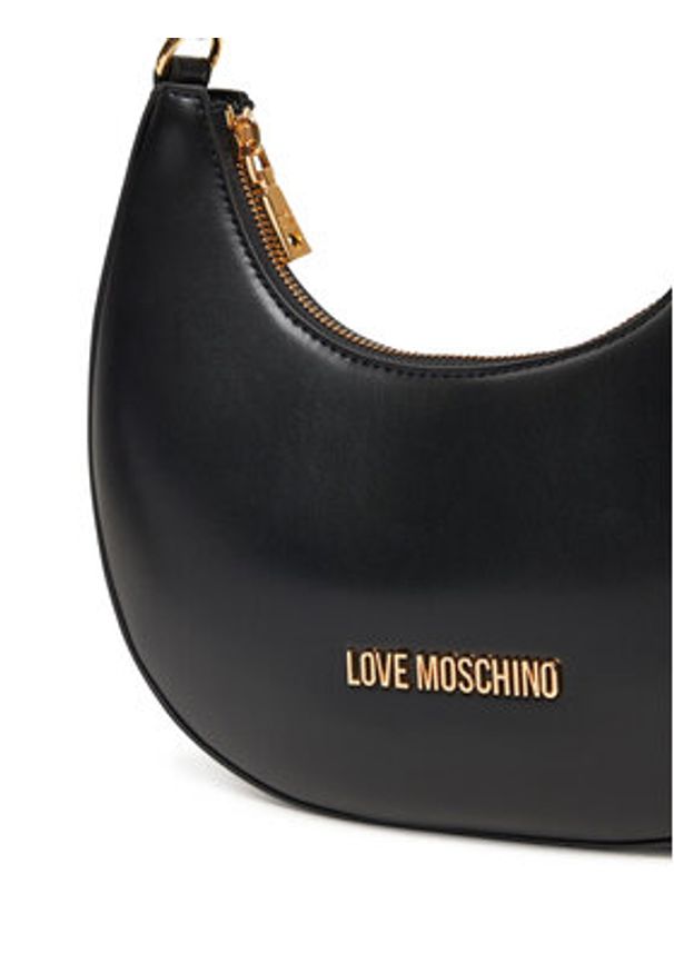 Love Moschino - LOVE MOSCHINO Torebka JC4048PP1NLF0000 Czarny. Kolor: czarny. Materiał: skórzane