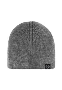 Volcano - Czapka zimowa z polarem H-JACK. Kolor: szary. Materiał: polar. Wzór: ze splotem. Sezon: zima. Styl: wizytowy, klasyczny, casual #1