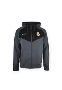 Real Madrid - Nowoczesna bluza z kapturem Real Madryt dla dzieci. Typ kołnierza: kaptur. Kolor: wielokolorowy. Materiał: materiał. Sport: piłka nożna #1