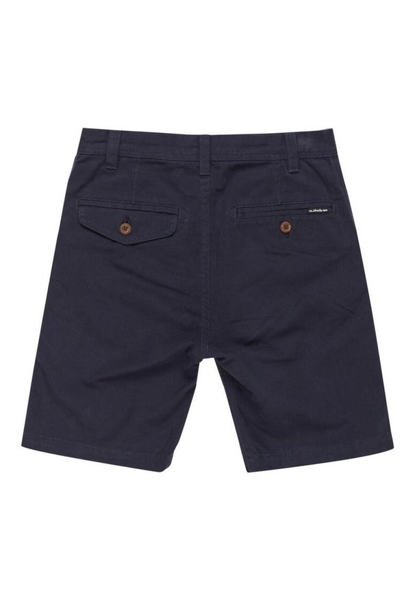 Quiksilver - Szorty spacerowe dla Chłopcy EVERYDAY UNION LIGHT 17" Czarny. Okazja: na spacer. Kolor: niebieski. Materiał: materiał, bawełna. Długość: krótkie. Wzór: ze splotem. Sezon: lato