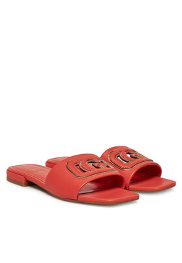 Guess Klapki FLJTAR LEA19 Koralowy. Kolor: pomarańczowy. Materiał: skóra